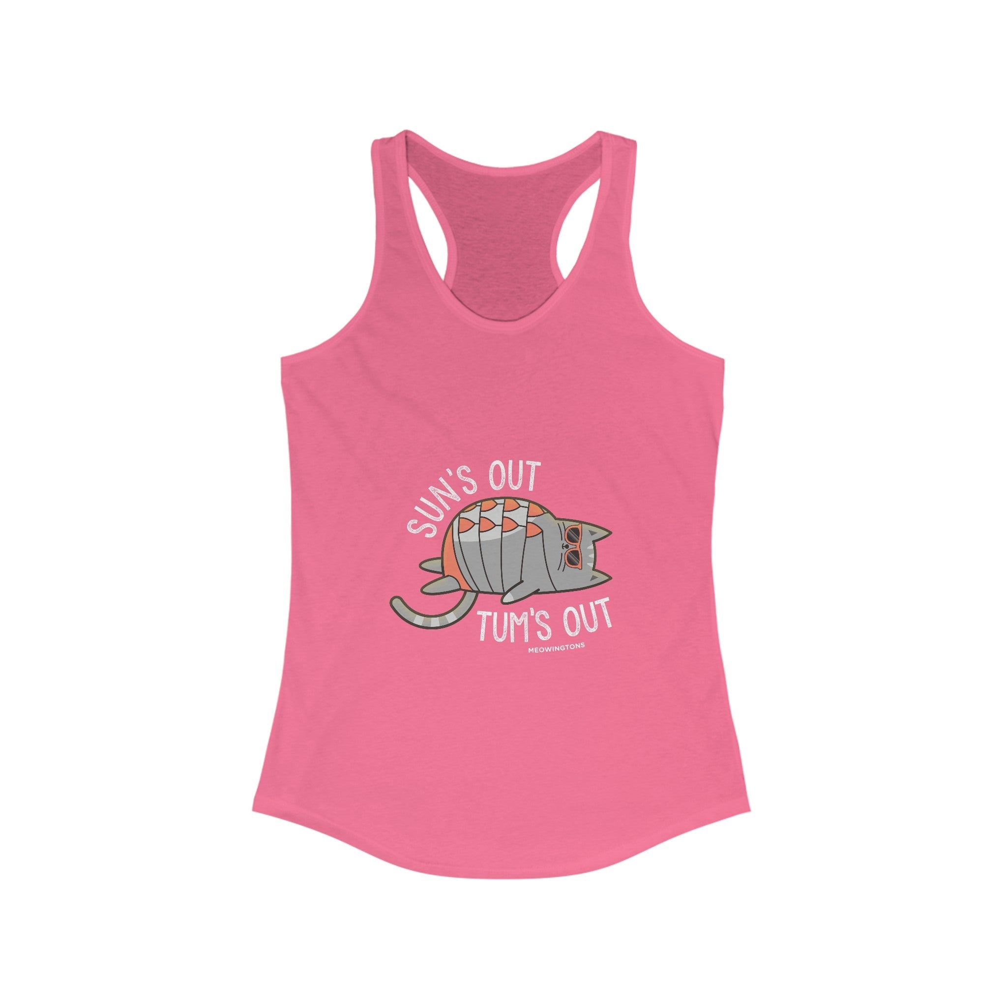 Sun's Out, Tum's Out Racerback Tank Top