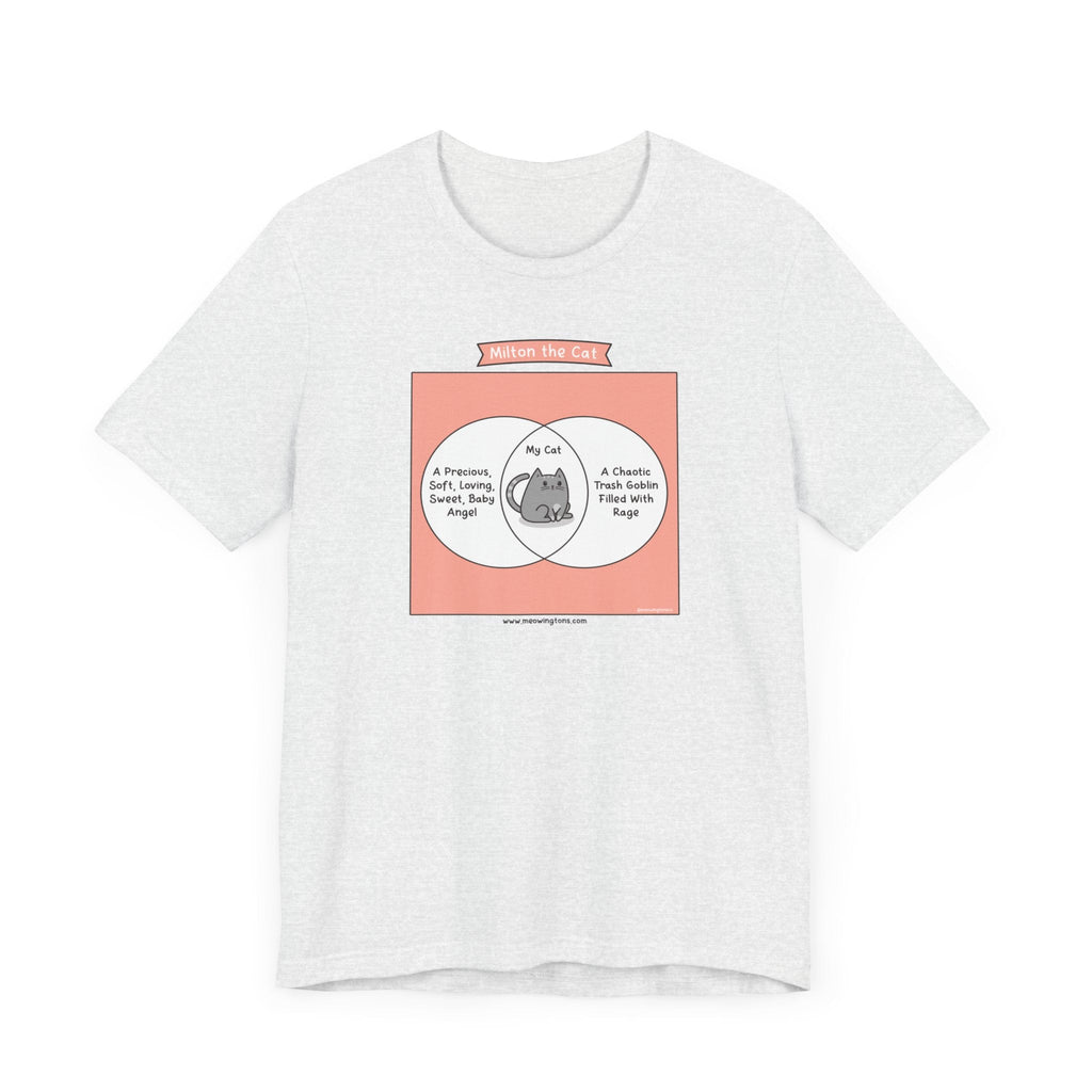 Cat Venn Diagram Comic T-Shirt