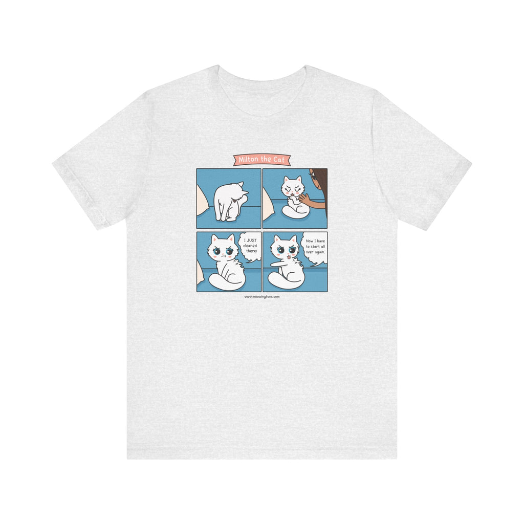 Cat Grooming Comic T-Shirt