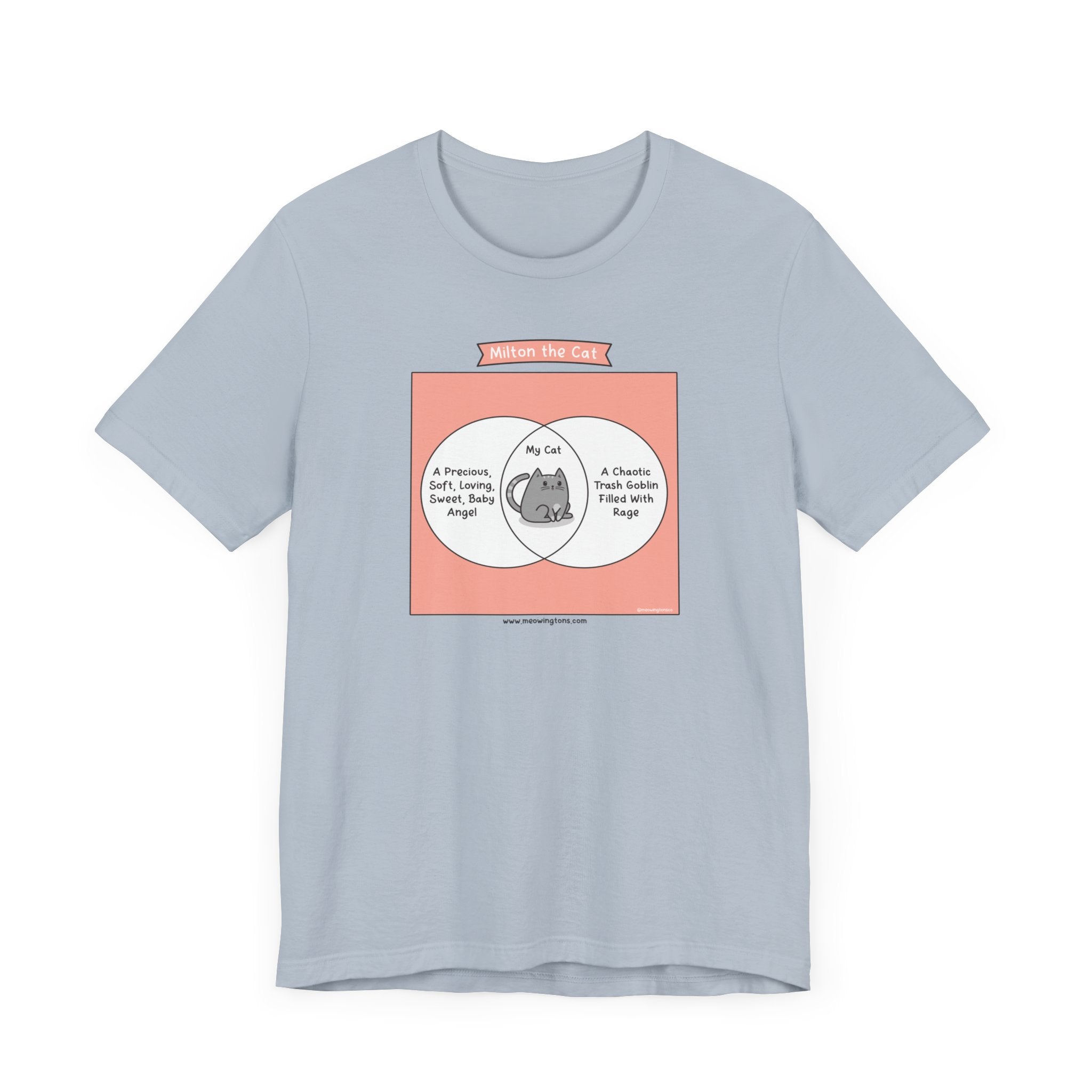 Cat Venn Diagram Comic T-Shirt