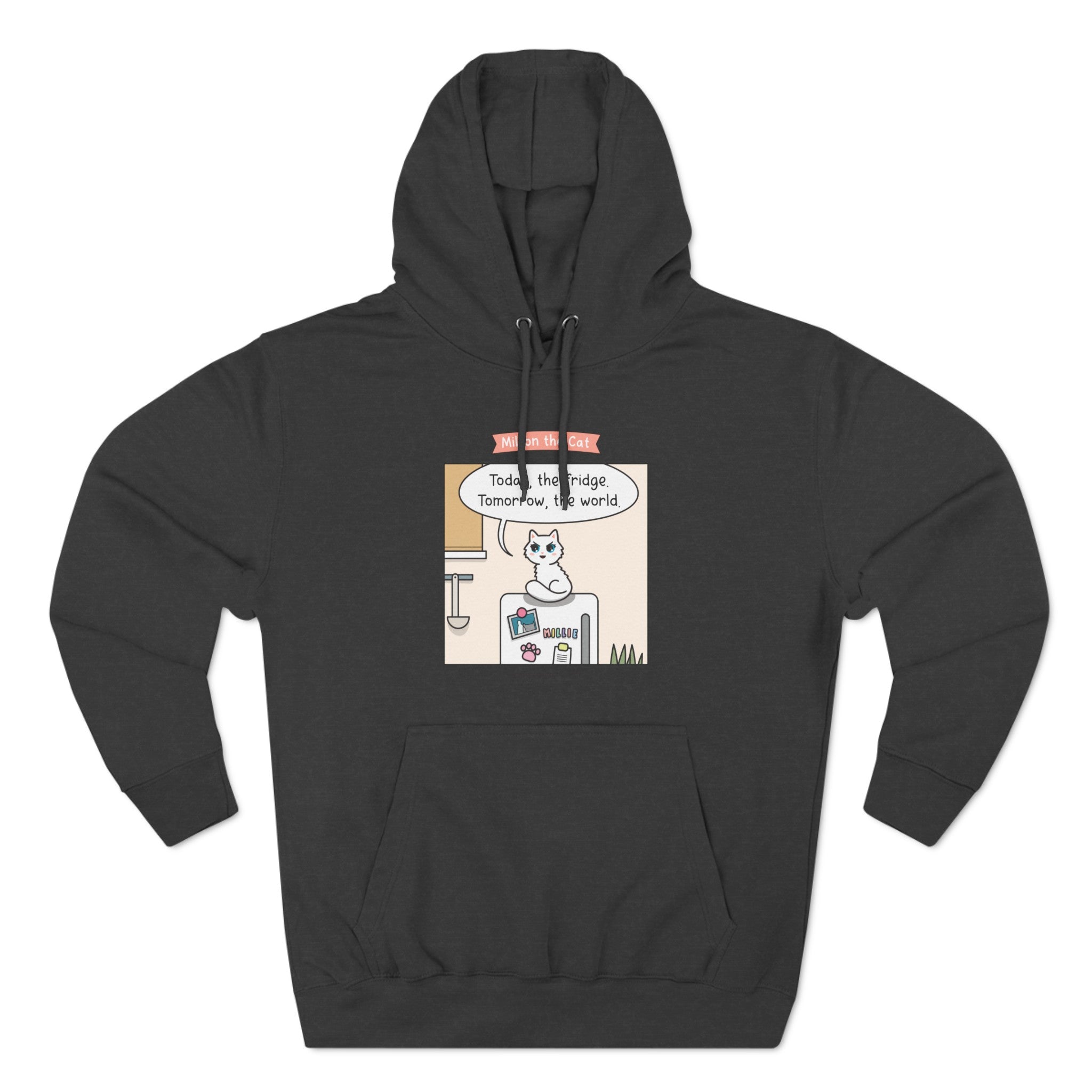 World Domination Cat Comic Hoodie