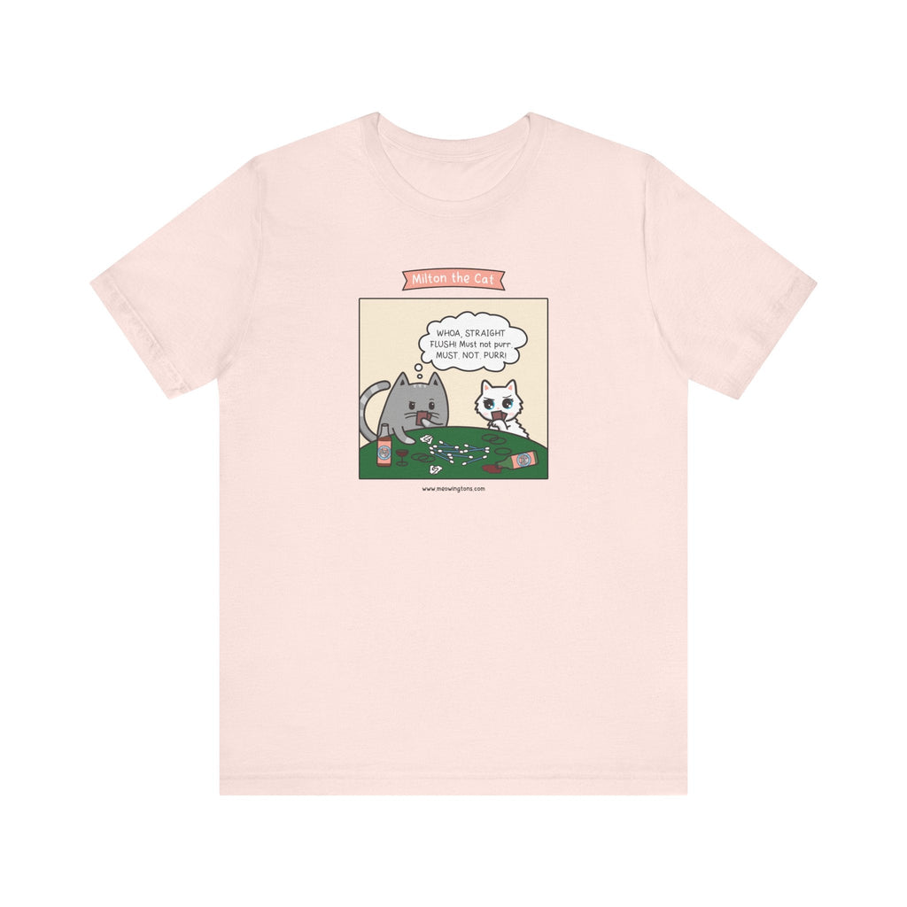 Cat Poker Comic T-Shirt