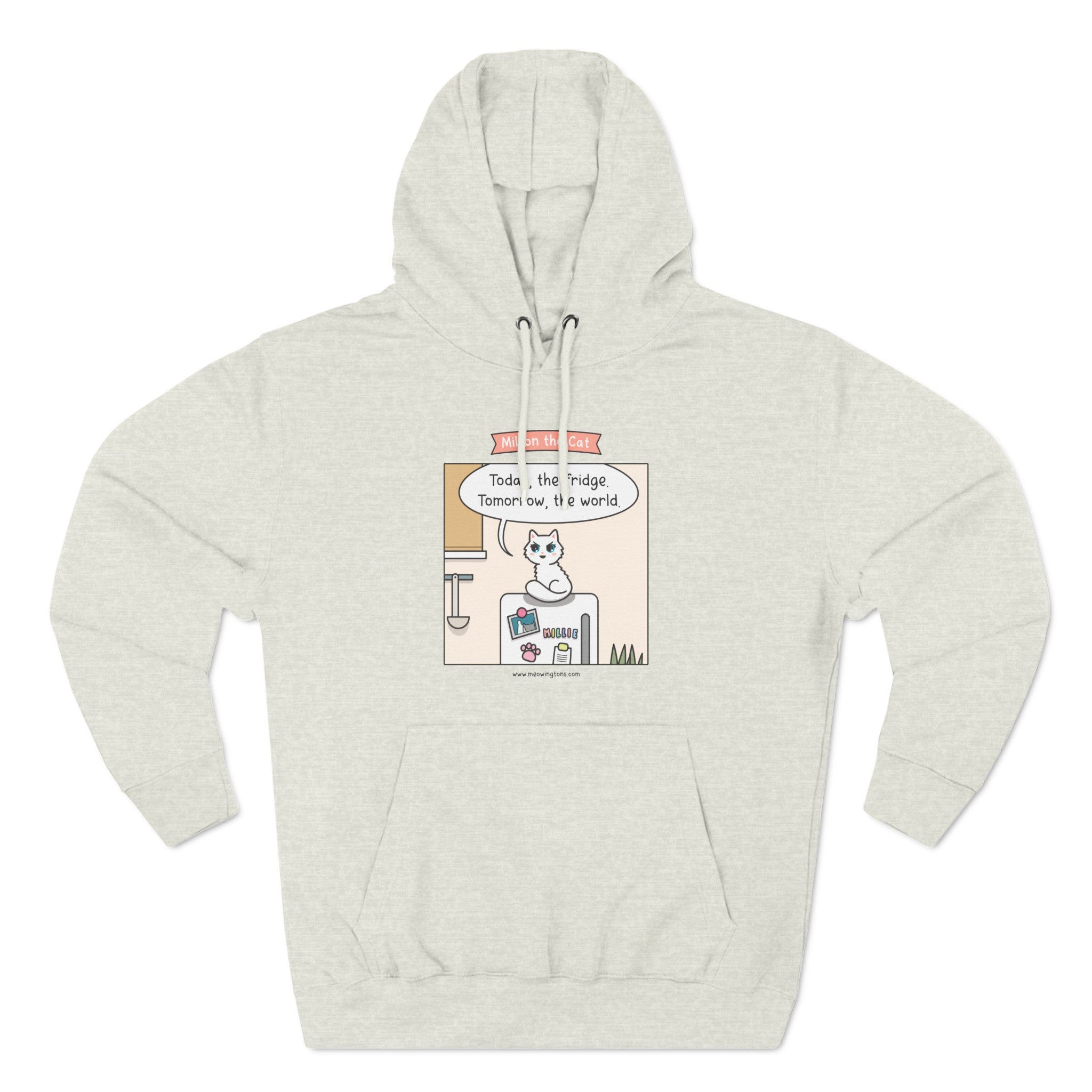 World Domination Cat Comic Hoodie