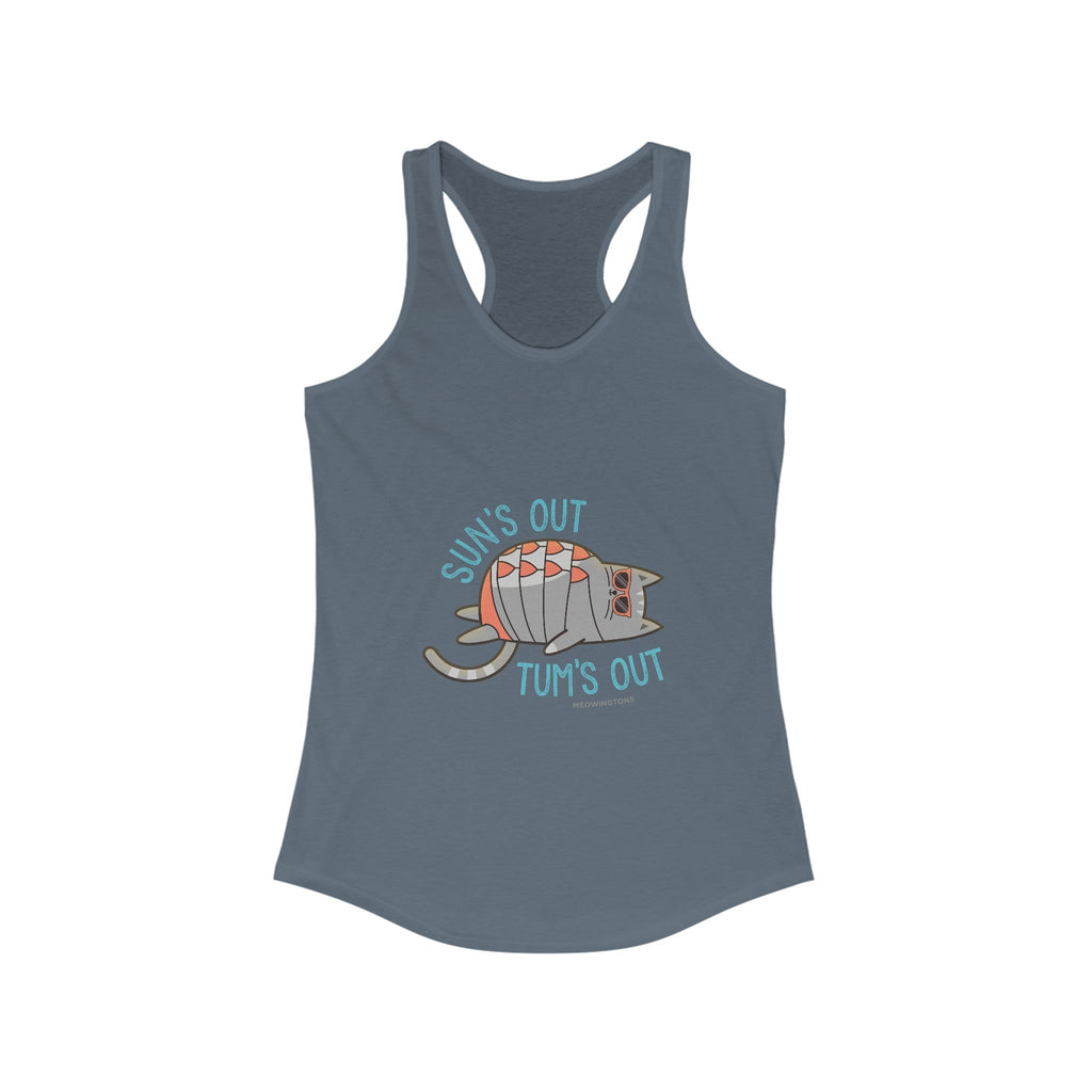 Sun's Out, Tum's Out Racerback Tank Top