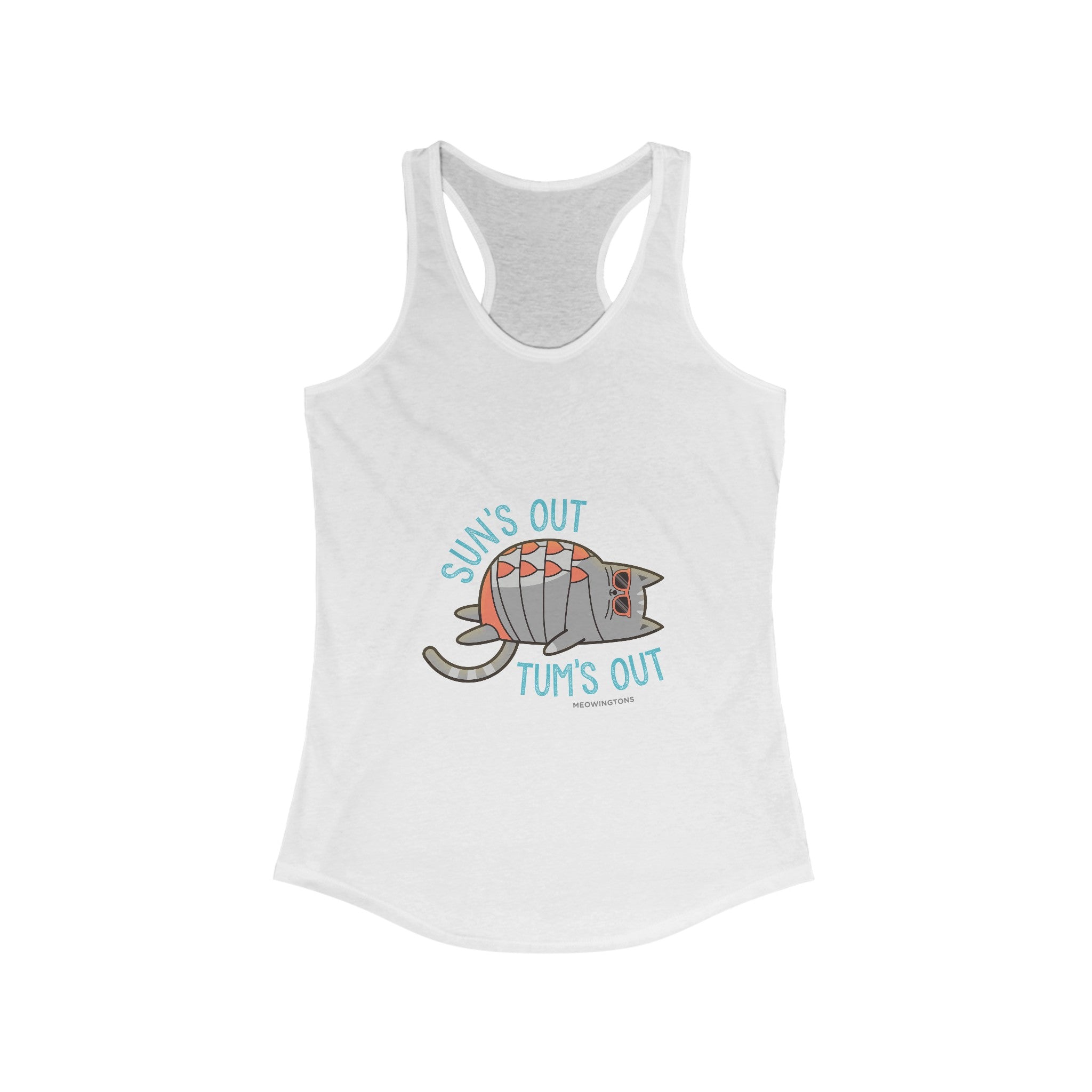 Sun's Out, Tum's Out Racerback Tank Top