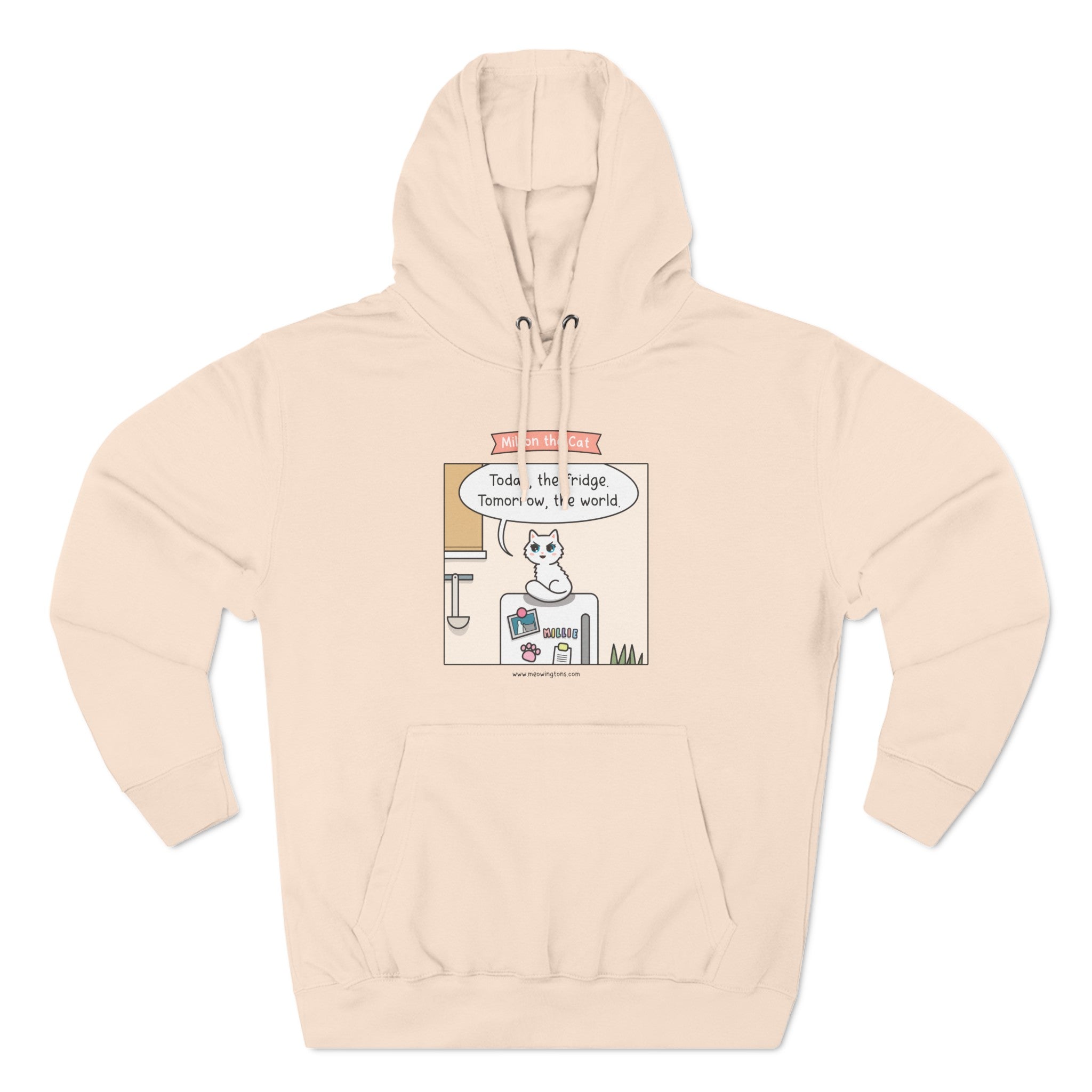 World Domination Cat Comic Hoodie