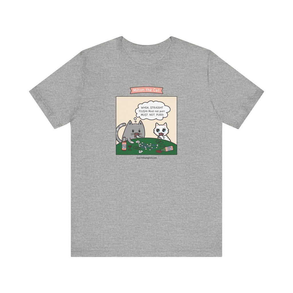 Cat Poker Comic T-Shirt