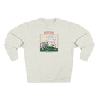 Cat Poker Comic Crewneck Sweatshirt