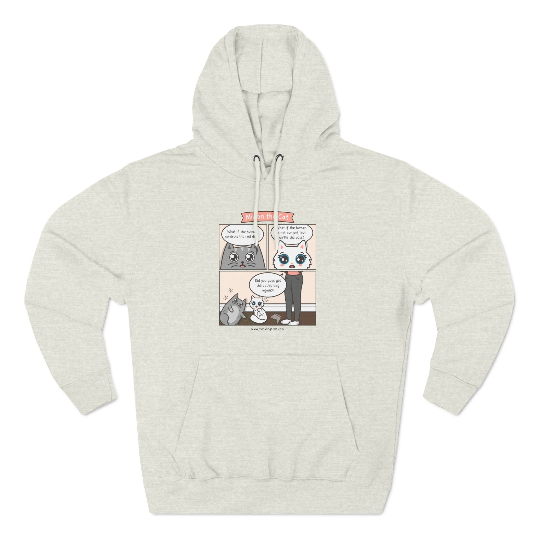 Catnip Trip Cat Comic Hoodie