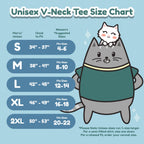 Rainy Days Cats & Plants V-Neck T-Shirt