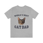 Customizable World's Best Cat Dad T-Shirt