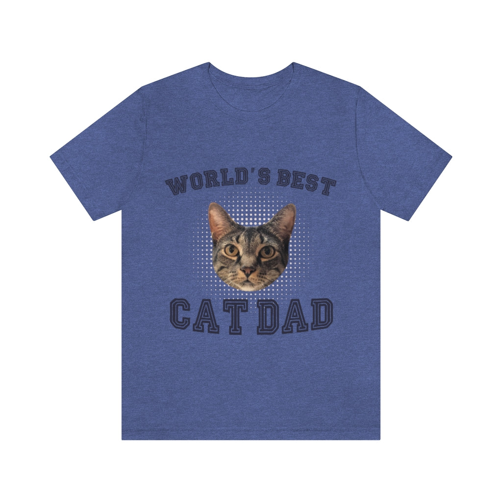 Customizable World's Best Cat Dad T-Shirt