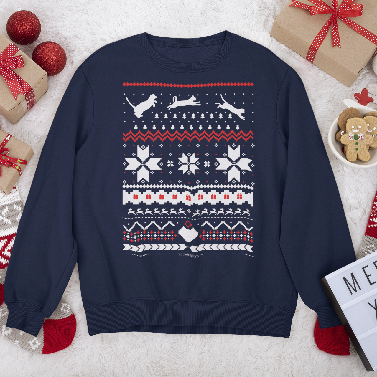 Fair Isle Feral Crewneck Sweatshirt